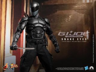 Hot Toys Movie Masterpiece MMS G I Joe Retaliation Snake Eyes Ninja 1