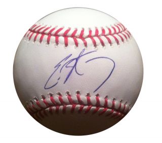 Eric Hosmer Signed Baseball MLB Authenticated COA Kansas City Royals