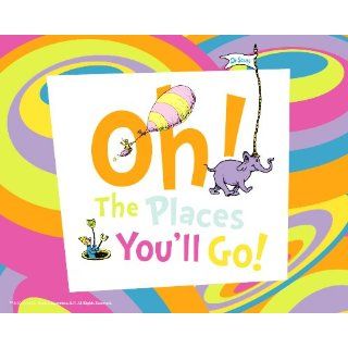 Oh The Places Youll Go with swirls, 8 x 10 Poster Print
