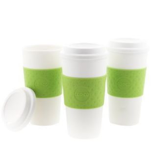 Copco Acadia Hot Cold Reusable Mug Coffee Cup Insulated Green Grip