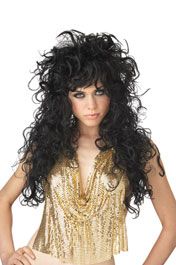 Black Sexy Seduction Wig for Adult Halloween Costume