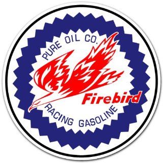 Pure Oil Firebird Racing Car Bumper Sticker Decal 4x4