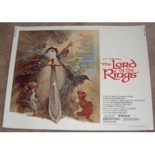 The Lord of the Rings   Original Half Sheet Movie Poster