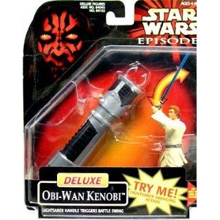 Star Wars Episode 1 Deluxe  Obi Wan Kenobi Action Figure