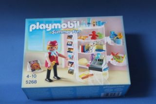 Playmobil Gift Shop Hotel Supermarket Summer Fun New 5268