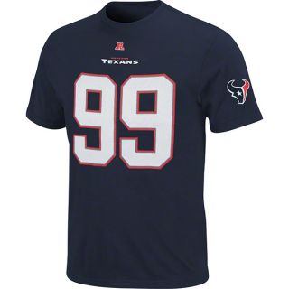 Watt Red 99 Houston Texans Eligible Receiver Name Number T Shirt