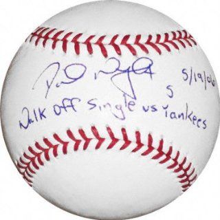 David Wright Autographed Baseball with Walk Off Single vs