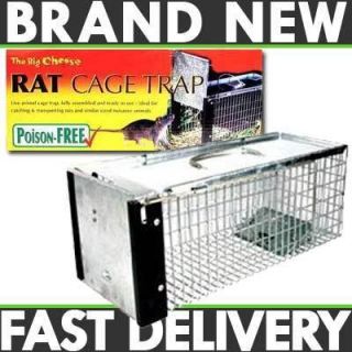 Rat Cage Trap Live Animal Catcher Humane Indoor Outdoor