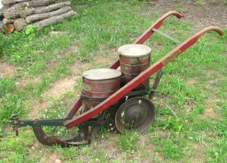 antique Cole Manufacturing Co. corn planter horse drawn plow farm