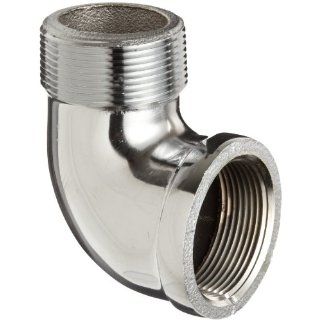 Chrome Plated Brass Pipe Fitting, 90 Degree Street Elbow, 1/2 NPT