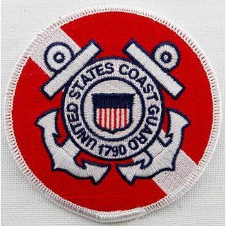 USCG Coast Guard Diver Patch Embroidered Iron On Scuba