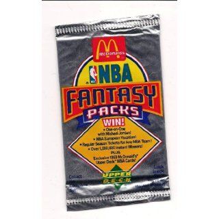 NBA Fantasy Packs UPPER DECK BASKETBALL Sealed Pack CARDS