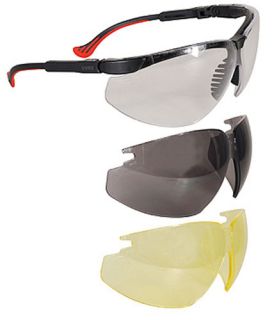 New Howard Leight Genesis XC Safety Shooting Glasses 3 Changeable