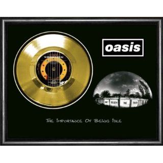 Oasis The Importance Of Being Idle Framed Gold Record A3