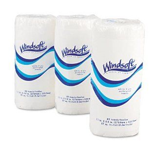Windsoft   Perforated Paper Towel Rolls, 8 7/8 x 11, White