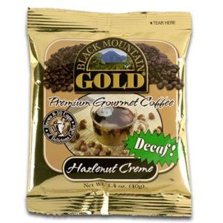Black Mountian Gold Premium Gourmet Coffee Hazelnut Creme Decaf, 1.4