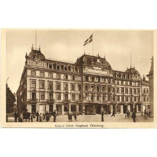 1910 Vintage Postcard Grand Hotel Haglund Gothenburg