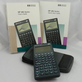 MINT HP 48GX Hewlett Packard Expandable Graphics Calculator w Black