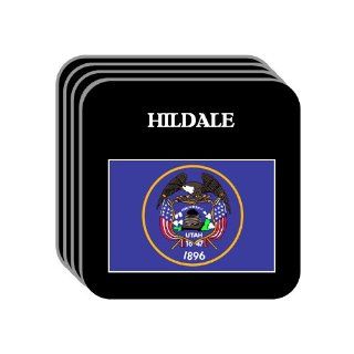 US State Flag   HILDALE, Utah (UT) Set of 4 Mini Mousepad
