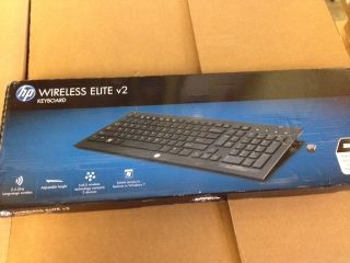 New HP Wireless Elite Desktop Keyboard V2 QB467AA Priority Mail