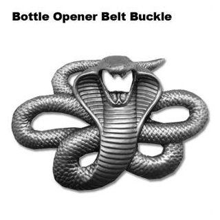 Belt Buckle Bottle Opener Cobra 