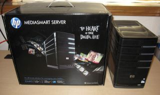 HP Mediasmart EX495 Server Upgraded 4GB RAM w Box Software