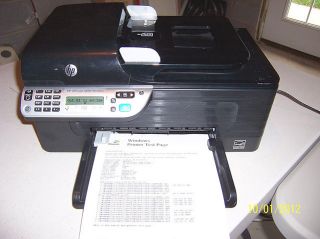 HP Officejet 4500 Wireless Printer Fax Scanner Copier Great Condition