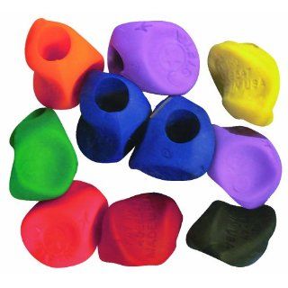 Write Dudes Training Grips, 10 Count, Assorted Colors