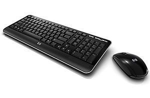 HP Wireless Multimedia Keyboard and Mouse New