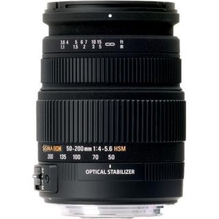 Sigma 50 200mm F 4 5 6 DC OS HSM High Performance Zoom for Nikon