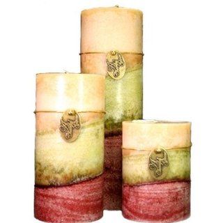 ACheerfulCandle F44 106 4 in. x 4 in. Round Fuze Vineyard