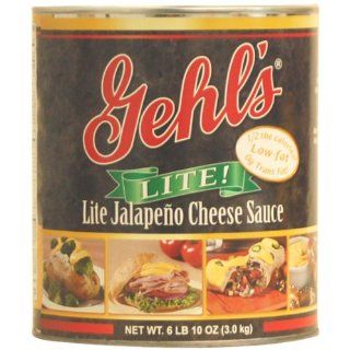 Gehls Lite Jalapeno Cheese Sauce, 106 Ounce Can (Pack of 2) 