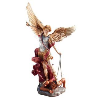 Archangel St Michael 4 ft. Resin and Hand Painted Statue