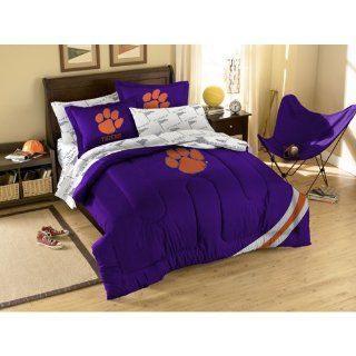 BSS   Clemson Tigers NCAA Bed in a Bag (Full) Everything
