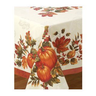  Linens, Harvest Medley 60 X 102 Tablecloth Sienna