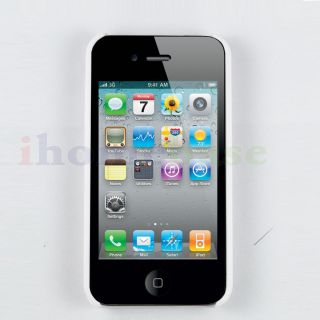 Cool Clear Hard Case for iPhone 4S 4 with FREE front & back screen