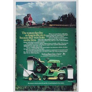 1982 John Deere 108 Lawn Tractor Riding Walk Mowers Print