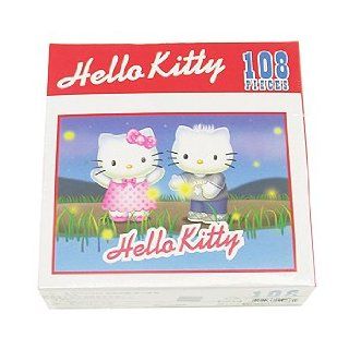 Puzzle   Sanrio Hello Kitty Puzzle Playset (108 Pieces) Toys & Games