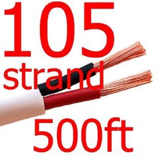 Premium 105 Strand 14/2 Awg 500Ft 2/C In Wall Speaker Wire