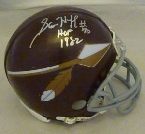 Sam Huff Autographed Signed Washington Redskins TB Mini Helmet w HOF