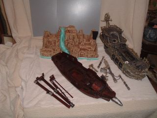 Huge Lego Lot Jabbas Sail Barge Pirate Ships Castle