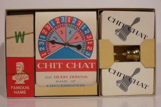 Chit Chat Hugh Downs Game of Conversation 1963