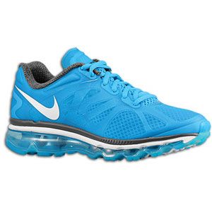 Nike Air Max + 2012   Womens   Running   Shoes   Blue Glow/Summit