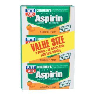  Aspirin Orange Flavor 81mg 108 Tablets