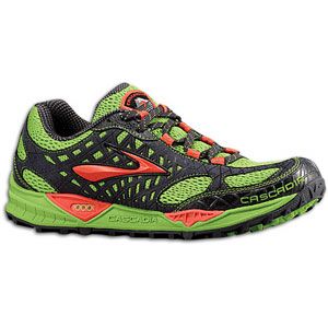 Brooks Cascadia 7   Womens   Running   Shoes   Greenery/Cayenne