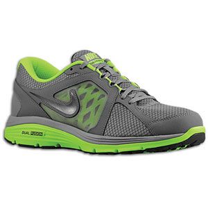 Nike Dual Fusion Run   Mens   Running   Shoes   Cool Grey/Electric
