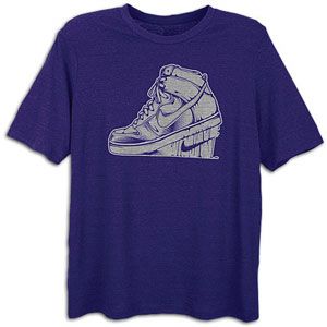 Classic skate style is portrayed in the Nike Gum Shoe Triblend T Shirt