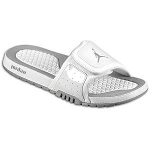 Jordan Hydro II   Mens   Casual   Shoes   White/Metallic Silver