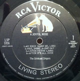 The Drinkard Singers A Joyful Noise LP VG LSP 1856 Vinyl 1958 Record
