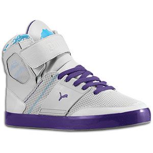 PUMA El Solo Hi   Mens   Basketball   Shoes   Grey/Purple/Blue/White